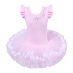 Girls Ballet Tutu Tulle Dress Sleeveless