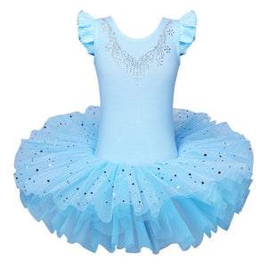 Girls Ballet Tutu Tulle Dress Sleeveless