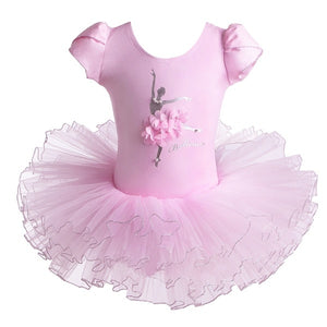 Girls Ballet Tutu Tulle Dress Sleeveless