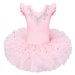 Girls Ballet Tutu Tulle Dress Sleeveless