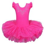 Girls Ballet Tutu Tulle Dress Sleeveless