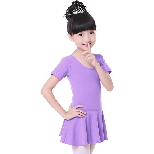 Kids Girls Cotton Gymnastics