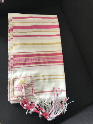 Tallit Prayer Shawl Israel 55x180cm Polyester Talit Zipper Bag Tallis Israeli Praying Scarfs Priez Wraps Prayer Shawl Talis