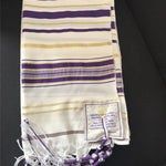 Tallit Prayer Shawl Israel 55x180cm Polyester Talit Zipper Bag Tallis Israeli Praying Scarfs Priez Wraps Prayer Shawl Talis