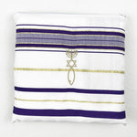 Tallit Prayer Shawl Cotton Tallit Gadol Tzitzit for Prayer Wash & Iron Gift Bar Mitzvah Big size