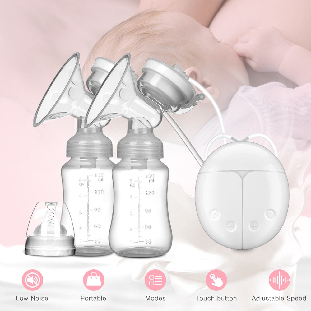 Electric breast pump unilateral and bilateral breast pump