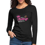 Women's Premium Longsleeve Shirt - black