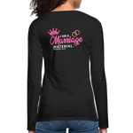 Women's Premium Longsleeve Shirt - black