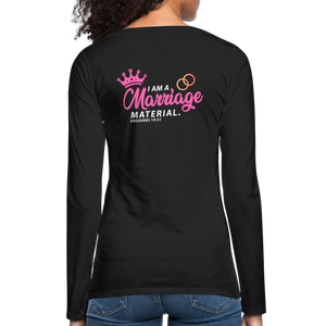 Women's Premium Longsleeve Shirt - black