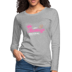 Women's Premium Longsleeve Shirt - heather grey