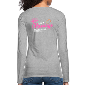 Women's Premium Longsleeve Shirt - heather grey