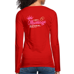 Women's Premium Longsleeve Shirt - red