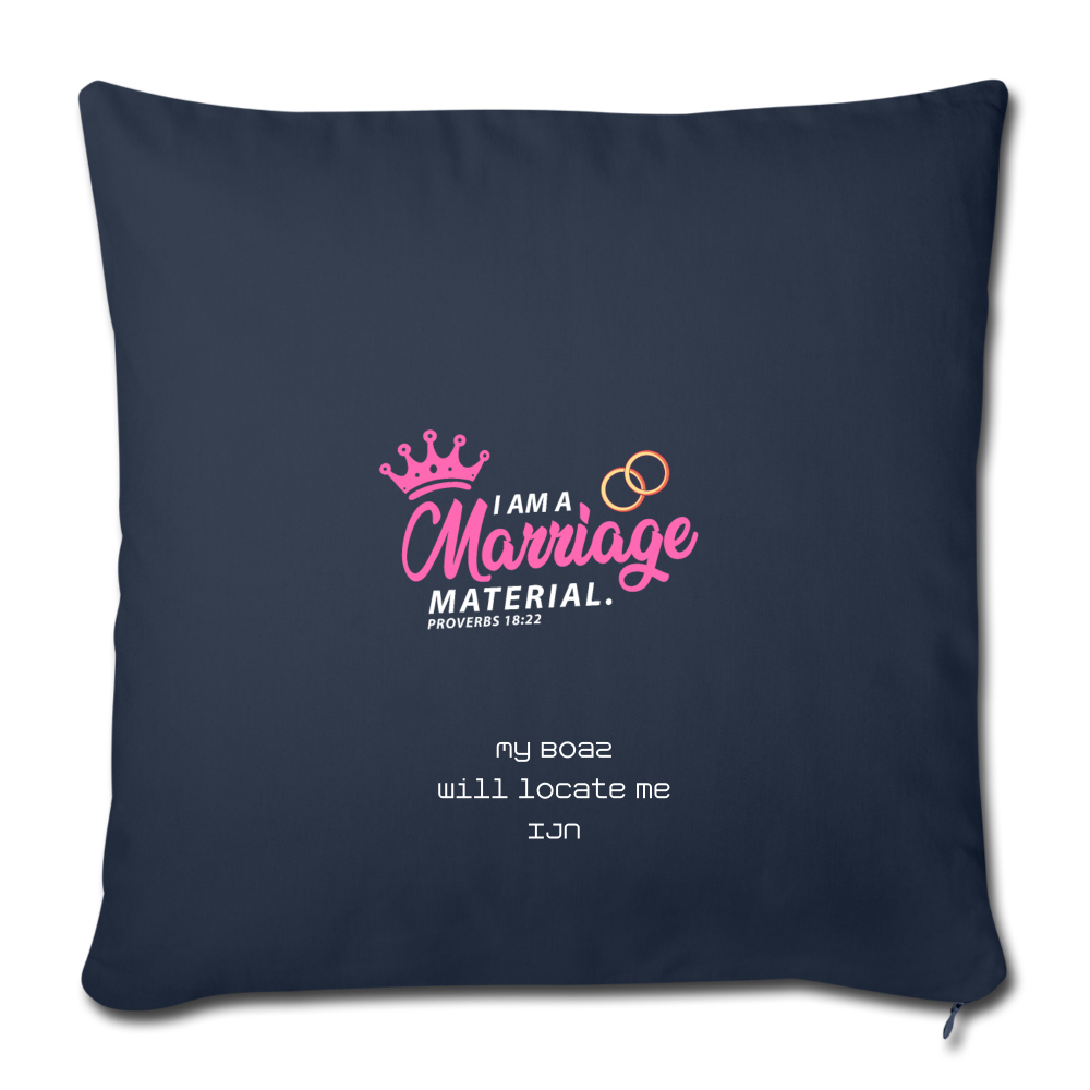 Sofa pillow with filling 45cm x 45cm - navy