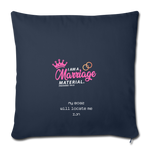 Sofa pillow with filling 45cm x 45cm - navy