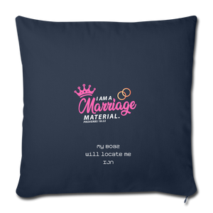 Sofa pillow with filling 45cm x 45cm - navy