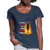 Women's Scoop Neck T-Shirt - navy