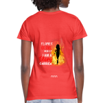 Women's Scoop Neck T-Shirt - coral