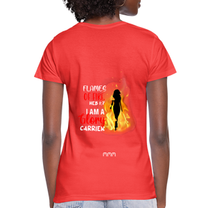 Women's Scoop Neck T-Shirt - coral
