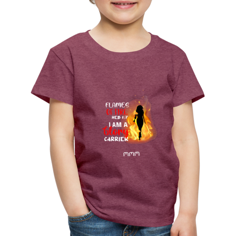 Kids' Premium T-Shirt - heather burgundy