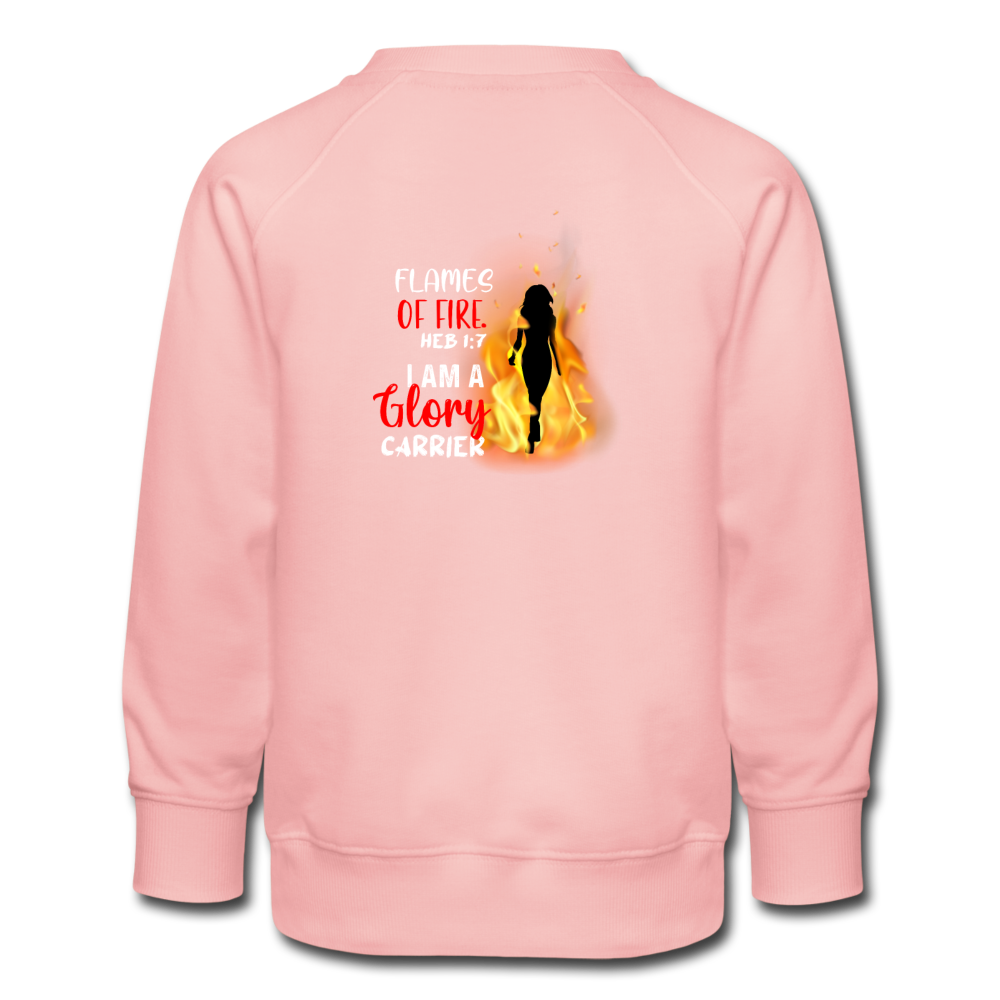 Kids’ Premium Sweatshirt - crystal pink