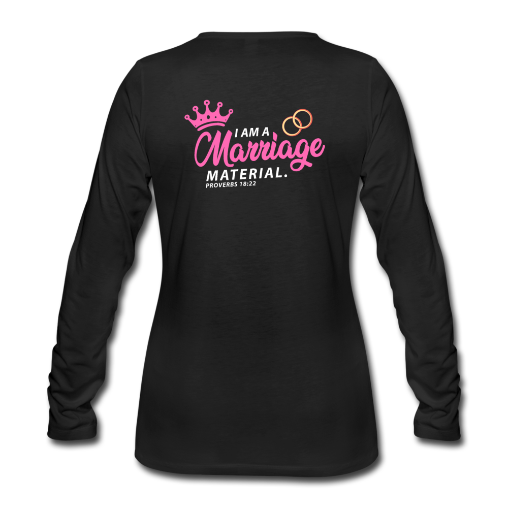 Marriage blessings Women's Premium Longsleeve Shirt - black