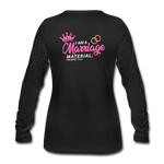 Marriage blessings Women's Premium Longsleeve Shirt - black