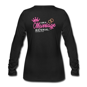 Marriage blessings Women's Premium Longsleeve Shirt - black