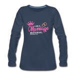 Marriage blessings Women's Premium Longsleeve Shirt - navy