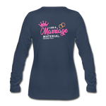 Marriage blessings Women's Premium Longsleeve Shirt - navy