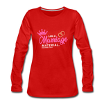 Marriage blessings Women's Premium Longsleeve Shirt - red