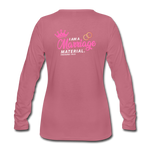 Marriage blessings Women's Premium Longsleeve Shirt - mauve