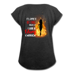 Flames of Fire - heather black