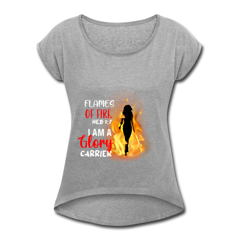 Flames of Fire - heather grey