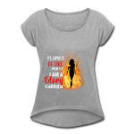 Flames of Fire - heather grey