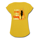 Flames of Fire - mustard yellow