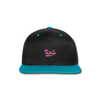 Contrast Snapback Cap - black/teal