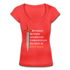 Prayer Warrior Women's Scoop Neck T-Shirt - coral