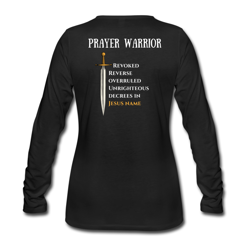 Women's Premium Longsleeve Shirt - black