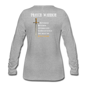 Women's Premium Longsleeve Shirt - heather grey