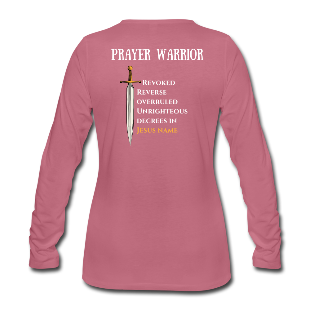 Women's Premium Longsleeve Shirt - mauve