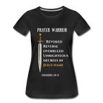 Prayer Warrior SWORD  Women’s Premium T-Shirt EU/USA - black