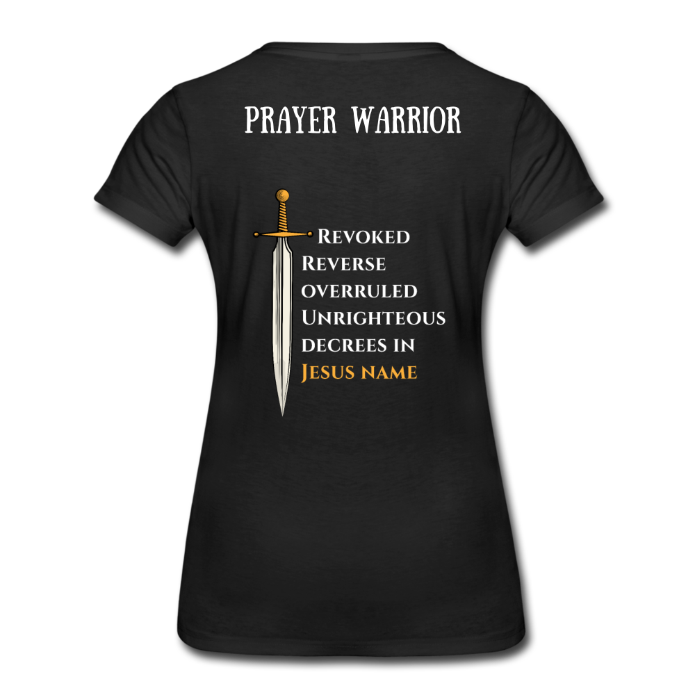 Prayer Warrior SWORD  Women’s Premium T-Shirt EU/USA - black