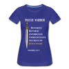 Prayer Warrior Women’s Premium T-Shirt EU/US - royal blue