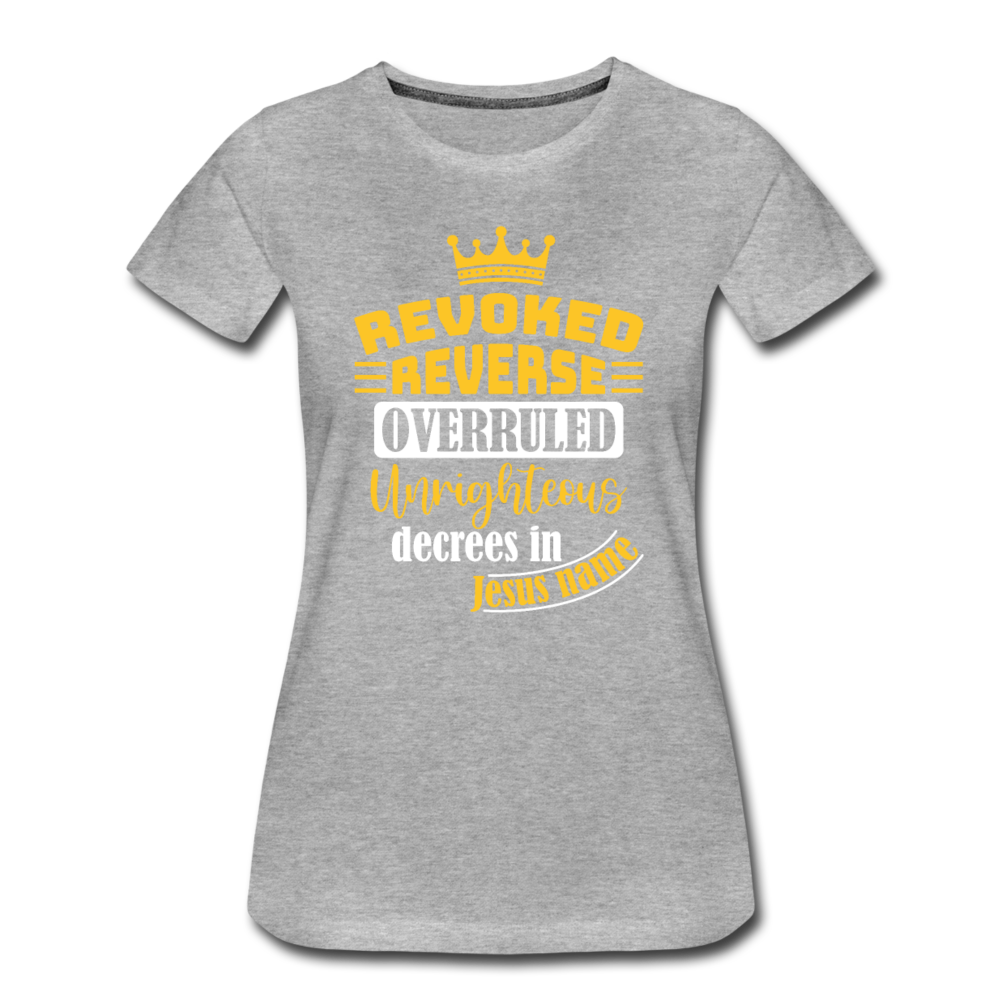 Women’s Premium T-Shirt - heather grey