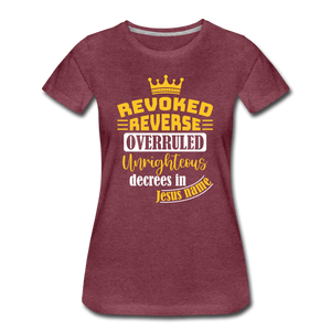 Women’s Premium T-Shirt - heather burgundy