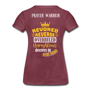 Women’s Premium T-Shirt - heather burgundy