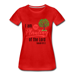 Isaiah 61 Women’s Premium T-Shirt - red