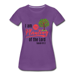 Isaiah 61 Women’s Premium T-Shirt - purple