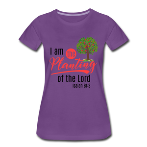 Isaiah 61 Women’s Premium T-Shirt - purple