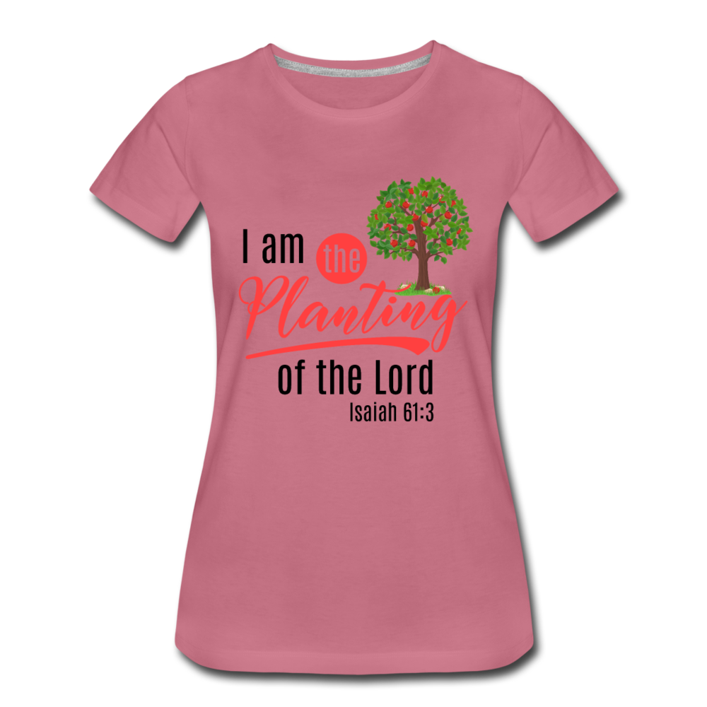 Isaiah 61 Women’s Premium T-Shirt - mauve